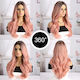 Perucă Roz Wig-519