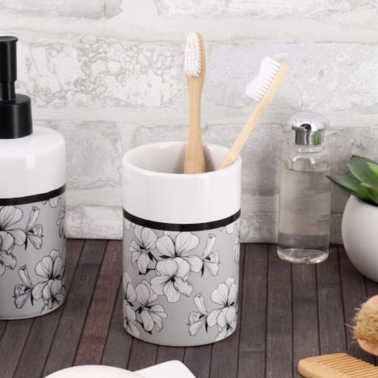 Cup Holder Ceramic Gray