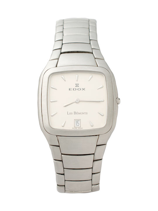 Edox Les Bemonts Ultraflat Classic Stainless Steel Bracelet 27005.3b