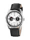 Lip Himalaya Black Leather Strap Men's Watch