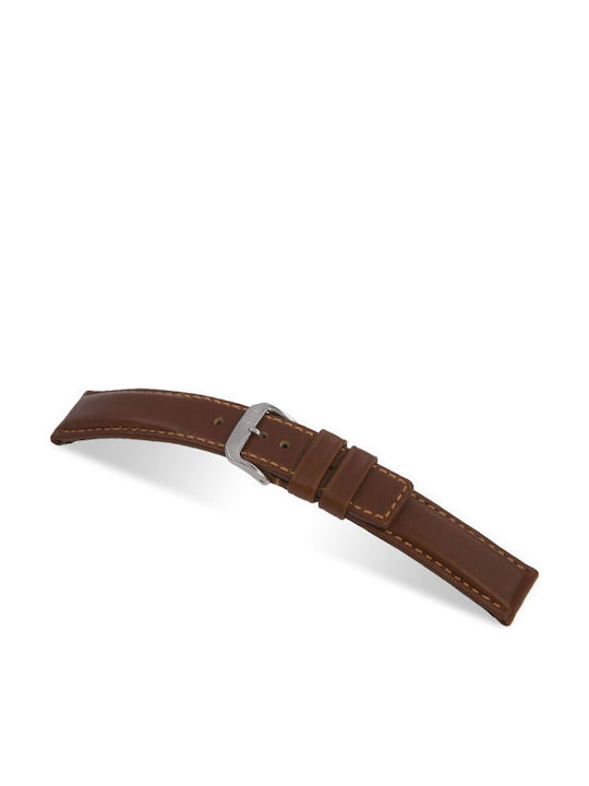 Leather Strap Rios Navigator Waterproof Tabac Brown 20mm