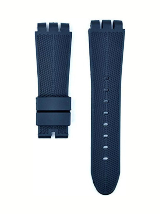 Swatch Chrono 23mm Blau Silikon Uhrenarmband