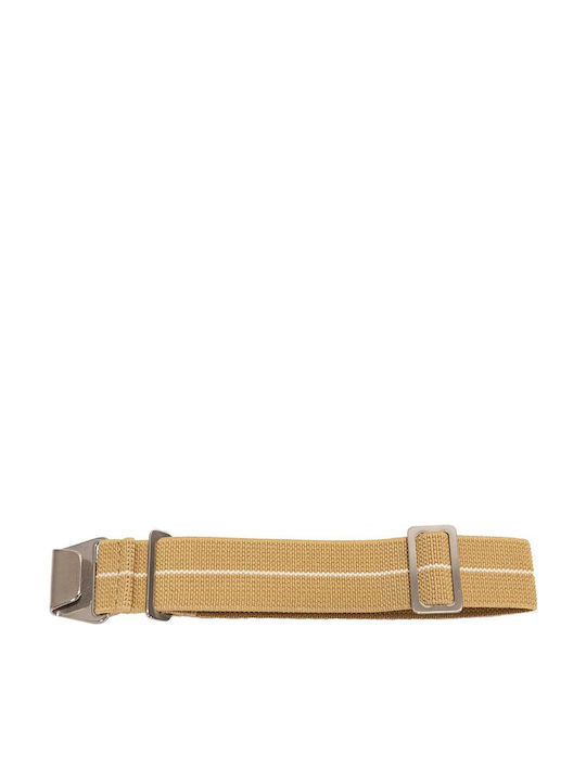 Nato Elastic Strap Hook Beige White 20mm