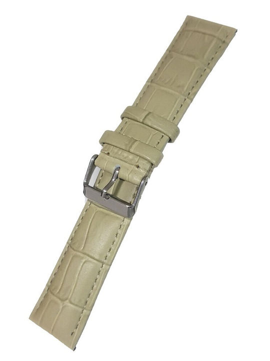 Leather Strap A-140bz 12mm Beige