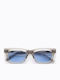 Akila Men's Sunglasses with Gray Plastic Frame and Gray Lens 424784