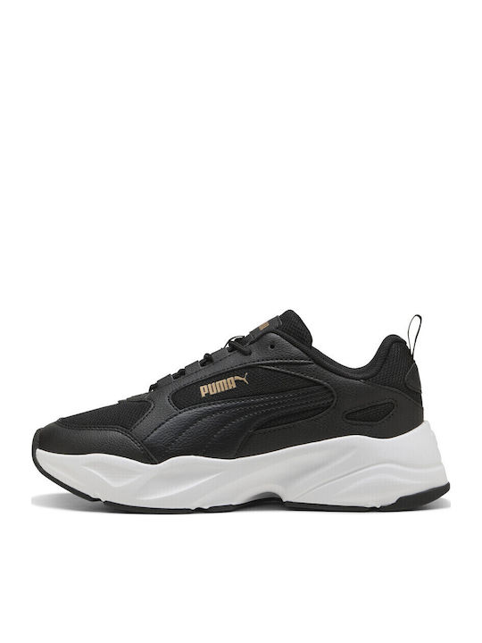 Puma Cassia Γυναικεία Sneakers Black White 402676-01