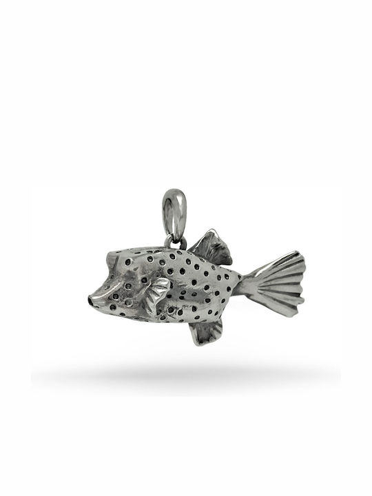 Unisex Koλιέ Κρεμαστό Ψάρι Fishbox Mπρούτζινα Ορειχάλκινα