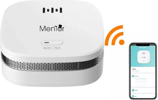 Senzor Wifi Inteligent pentru Detectarea Fumului Baterie 3V 2.4GHz Mentor Sy071 Premium
