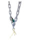 Women's Necklace Ananna Acrylic Chain Gray Coral