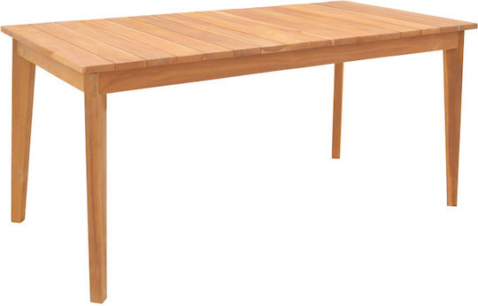 Ory Tisch Speisesaal aus Massivholz Natural Shade 160x80x75cm