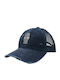 Ghetto Navy Blue 3d Mask Washed Cap 6 Panel