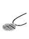 Men's and Women's Necklace Lotus Ls1057-1/1 Stainless Steel Black Cord