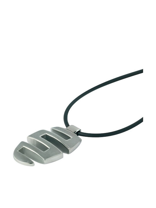 Men's and Women's Necklace Lotus Ls1055-1/1 Stainless Steel Blue Cord