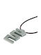 Men's Necklace Lotus Ls1061-1/2 Stainless Steel Brown Cord