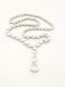 Silber Damen Halskette Silver Union Weiße Zirkone Kode 102627