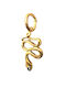 Gold Snake Pendant 14 Carats