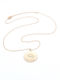 Silver Pink Gold Necklace Degree "Good Career" Code 105612