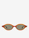 Projekt Produkt Men's Sunglasses with Brown Plastic Frame and Brown Lens 476384