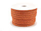 Șiret Plat Tricotat Metalic 7mm 10m T1457002 Bronz