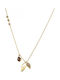 Steel Gold Plated Necklace K-art07015g