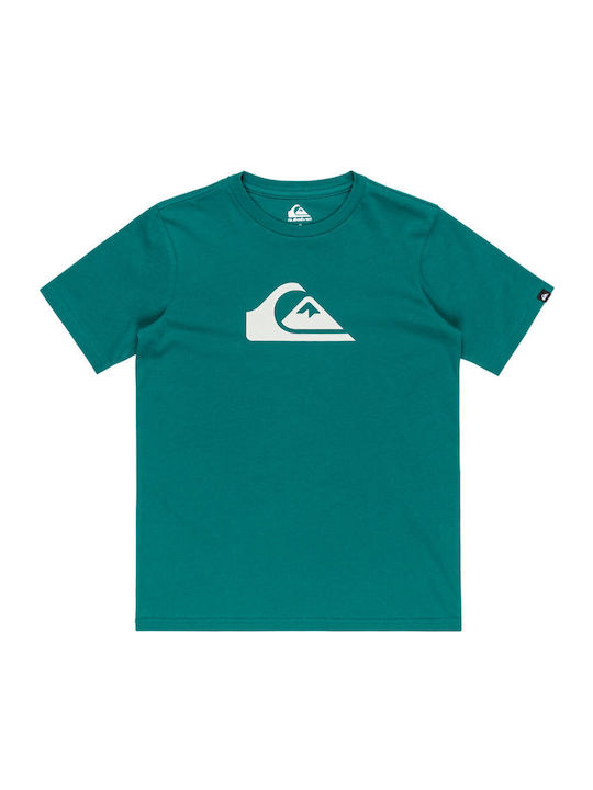 Quiksilver Детска тениска Teal Green Comp Logo