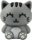 I-Total Itotal Single Gray Cat Pencil Sharpener