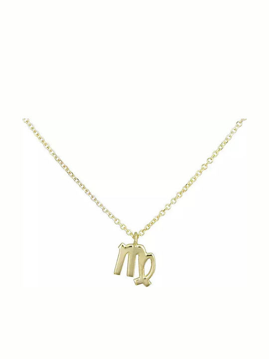 Women's Necklace Virgo 9K 027865 Gold 9 Carats