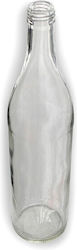 Μπουκαλι Γυαλινο 700ml 70x300mm Βιδωτο Καπακι Φ28mm Διαφανο Agroequip