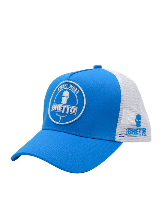 Ghetto Street Wear Logo 3d Embroidery Miami Blue Cap