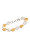 Silver Gold Plated Bracelet Pebbles