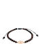 Women's Bracelet Eye K14 Rose Gold Garnet Diamond 0.003ct Vs2 H Br2532