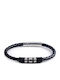 Herren Armband Leder Handschellen Edelstahl 21,8 Zentimeter Tribute 0230445201