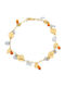 Women's Yellow Gold Bracelet K14 Leaves Br11400029