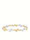 Women's Bracelet Yellow Gold 14K Zircon Br11400024