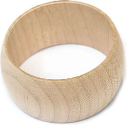Artemio Wooden Round Bracelet Diameter 6.5cm 14001187