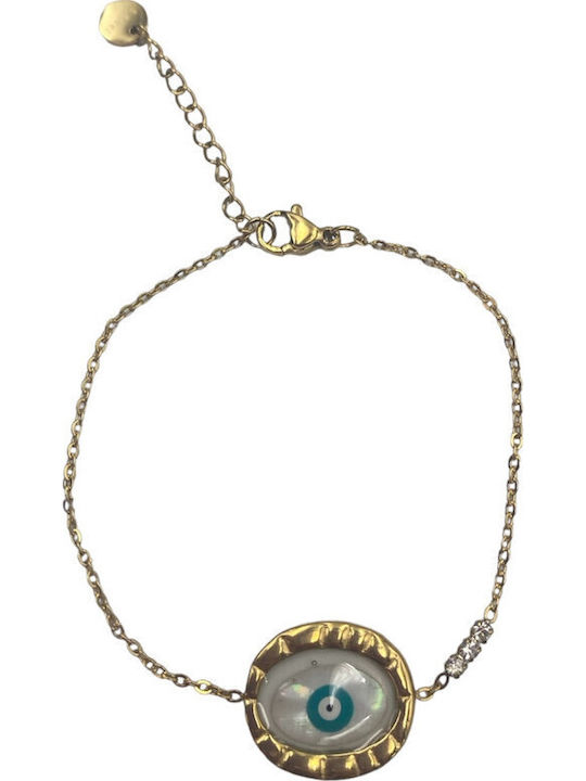 Sl0057-2 Damenarmband Vergoldeter Edelstahl Stahl V-store