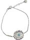 Sl0057-1 Women's Silver Stainless Steel Bracelet V-store