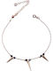Armband Fußkettchen Silber Vergoldung Lbr34
