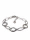 Karmafashion Damen Armband Stahl 316l Kette Silbern 2222-076a