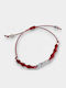 Artifact Women's Macrame Martaki Silver Martis Bracelet