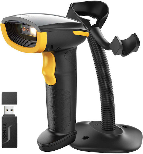 Inateck Scanner Χειρός Ασύρματο με Δυνατότητα Ανάγνωσης 2D και QR Barcodes