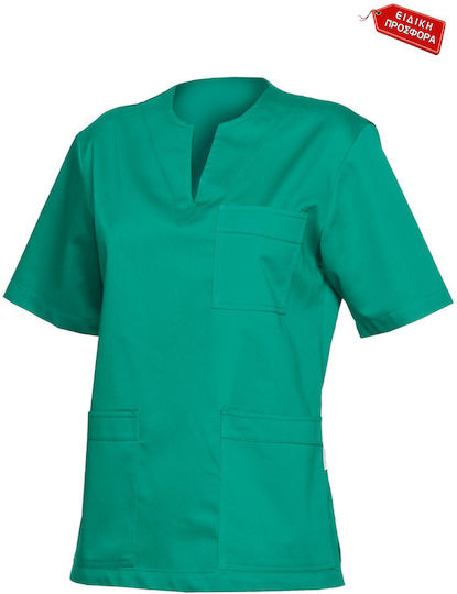 Meditex Valeria Unisex Ιατρική Μπλούζα Πράσινη