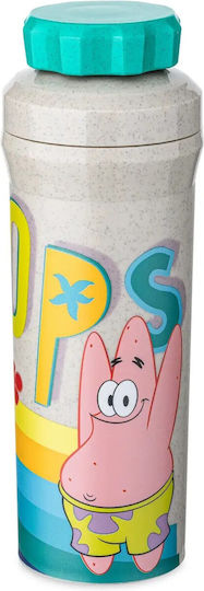 Koziol Kids Water Bottle Bamboo Olli Spongebob Patrick 500ml