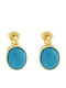Cercei Placate cu Aur Galbeni Tip Studs România Sk11100120