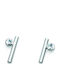 Oliver Weber 22984 Women's Earrings Rhodium Plated Crystal Stones