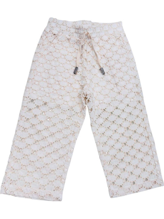 Manila Grace Pantalon Larg din Material Textil pentru Copii MAI MULT