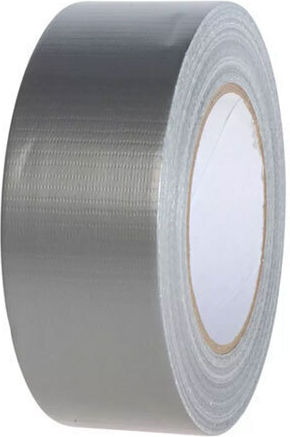Αυτοκόλλητη Υφασμάτινη Ταινία Ασημί 50mx48mm