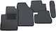 Auto Gs Set of Front and Rear Mats Universal 5pcs Gray