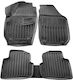 Race Axion Set of Front and Rear Mats 5pcs Tray Type for Skoda Roomster 2006-2015 Black