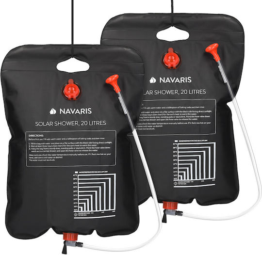 Navaris Duș Solar Pentru Camping 2 Bucăți